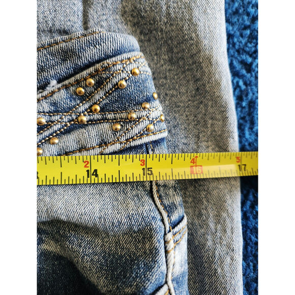 Classic Blue Sexy LightWash Straight Leg Denim Jeans 11 - Picture 10 of 11